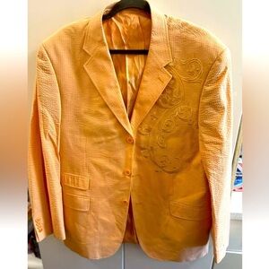 EMPRA WOMANS COTTON JACKET Light Orange Size 46/ 2 XL